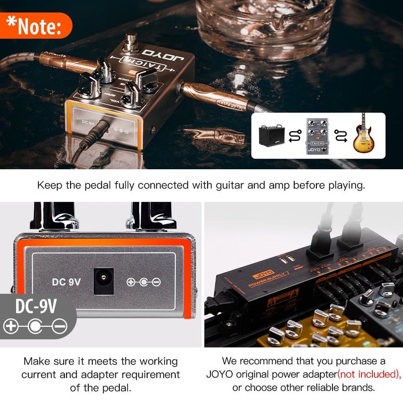 JOYO Overdrive Pedal R Series Low Gain OD Classic Amp Sound for Electric Guitar Effect (Tai Chi R-02) - Image 4